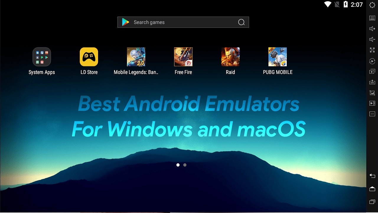 emulator games mac